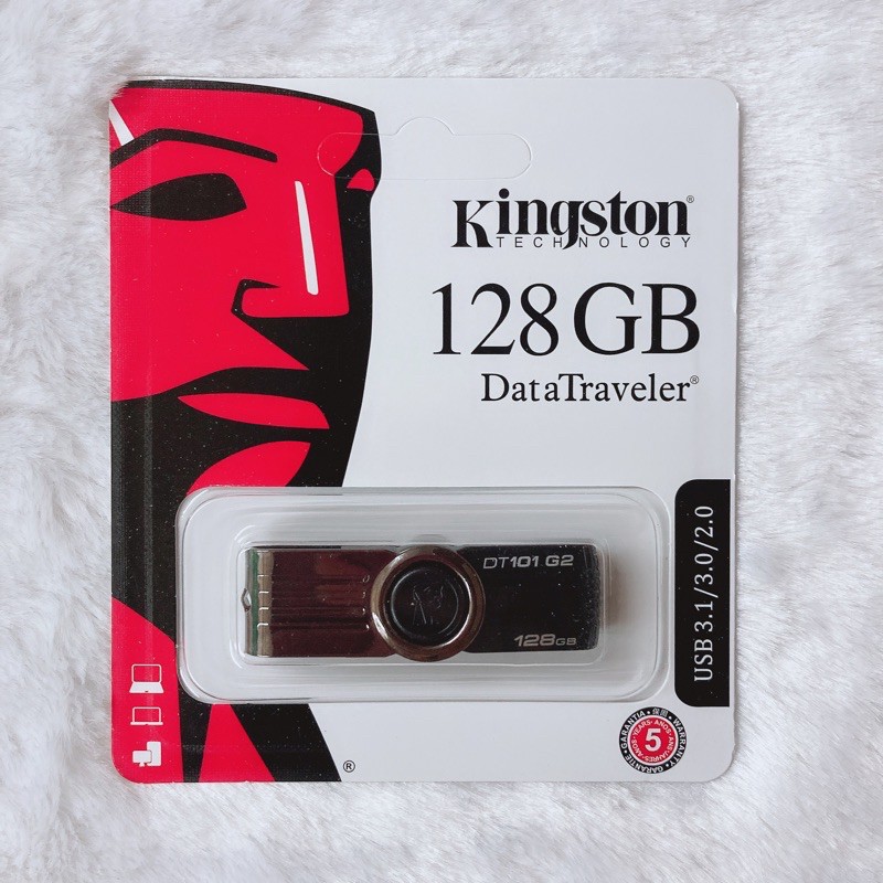 แฟลชไดร์ฟ 2GB 4GB 8GB 16GB 32GB 64GB 128GB 256GB Kingston Portable Metal DT101 G2 USB Flash Drive (na: ā) pcs 3