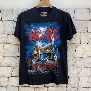 เสื้อยืดผ้าฝ้ายเสื้อวง ACDC by Liquid Blue ลิขสิทธิ์แท้ นำเข้าจาก USAL XL  XXL 3XL