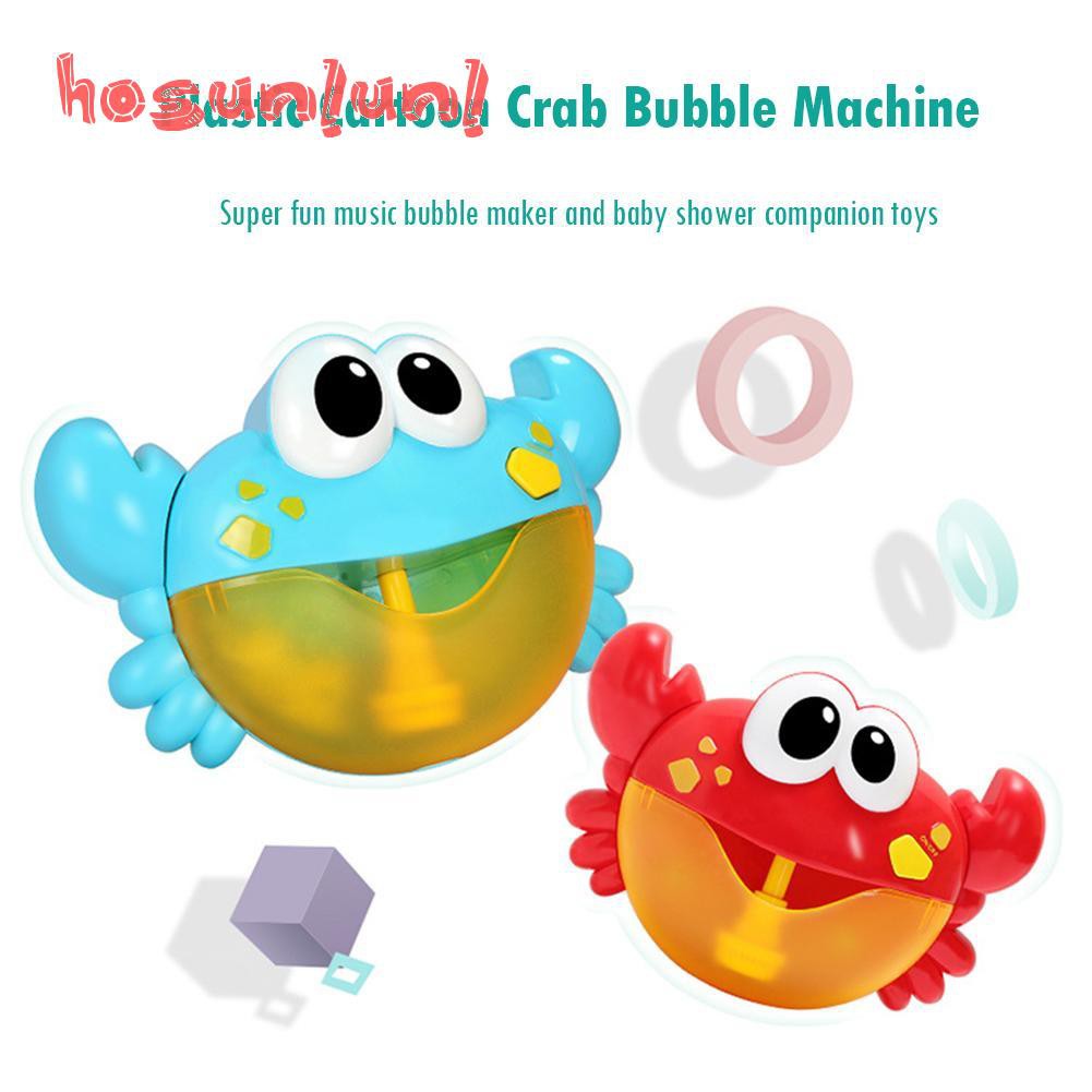 fun bubble crab bath musical toy