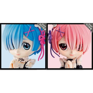 q posket​ :rem, ramจากเรื่อง re-zero ของลิขสิทธิ์​แท้จากญี่ปุ่​น​ สีเข้ม