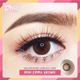 mini Emma Brown (2) มินิ สีน้ำตาล โทนสุภาพ เรียบๆ Dreamcolor1 Contact Lens Bigeyes คอนแทคเลนส์ ค่าสายตา สายตาสั้น -10.00