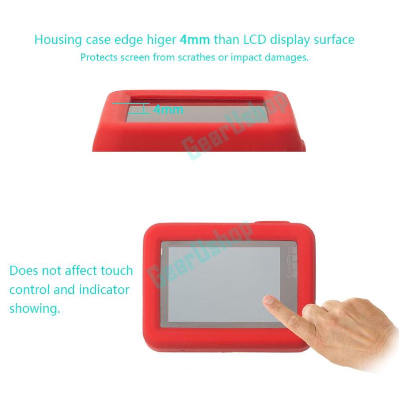 Soft Silicone Case with Lens Cover Cap Lens PET Screen Protector Film