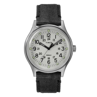 Timex TW2R68300 MK1 นาฬิกาข้อมือผู้ชาย สายหนัง สีดำ หน้าปัด 40 มม.