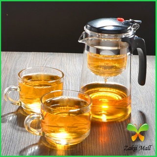 Zakii Mall กาน้ำชงชา มีที่กรอง  750ml Glass teapot