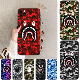 Redmi Note 7 Pro Note 8 T 8 Pro bape ลายพราง สีดํา เคสโทรศัพท์ แบบนิ่ม