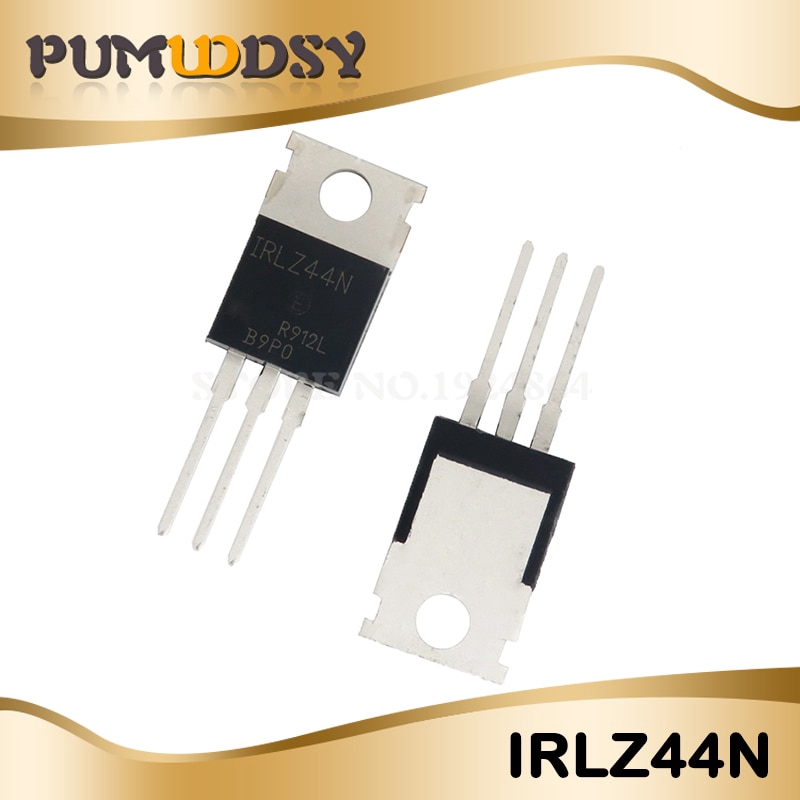 10 ชิ้น IRLZ44N MOSFET N-CH 55V 47A TO-220AB ใหม่