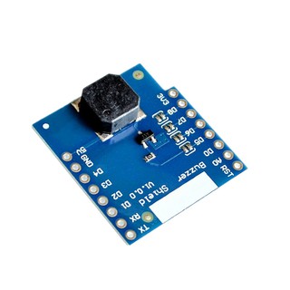 DIYMORE Buzzer Shield V 1 . 0 . 0 แผ่นบอร์ดโมดูลขยายสําหรับ Wemos D 1 Mini Esp 8266