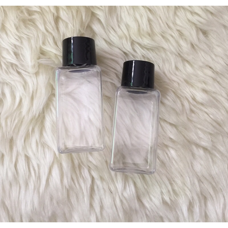 แพ็ค100ขวด•ขวดพลาสติกใส 30ml ฝาเกลียวสีดำ•พร้อมส่ง•มีราคาส่ง•