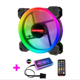 ชุดพัดลม ระบายความร้อน ติดเคส RGB COOLMOON Sunshine VII x1+ปรับไฟ สินค้าใหม่ ราคาสุดคุ้ม พร้อมส่ง ส่งเร็ว ประกันไทย C...