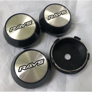 สีดำ NEW 4ชิ้น 58 มิล โวค Volk Racing Rays เร เรสซิ่ง เล ฝาครอบดุมล้อ ฝาครอบล้อ ฝากลางแม็ก ดุมล้อ ดุมแม็ก มีลวดสปริง