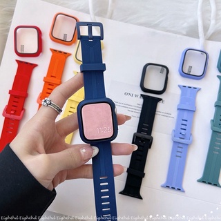 สายนาฬิกาข้อมือซิลิโคน สําหรับ Smart Watches Series 8 7 6 SE 5 4 3 2 1 ขนาด 41 มม. 45 มม. 44 มม. 42 มม. 40 มม. 38 มม.