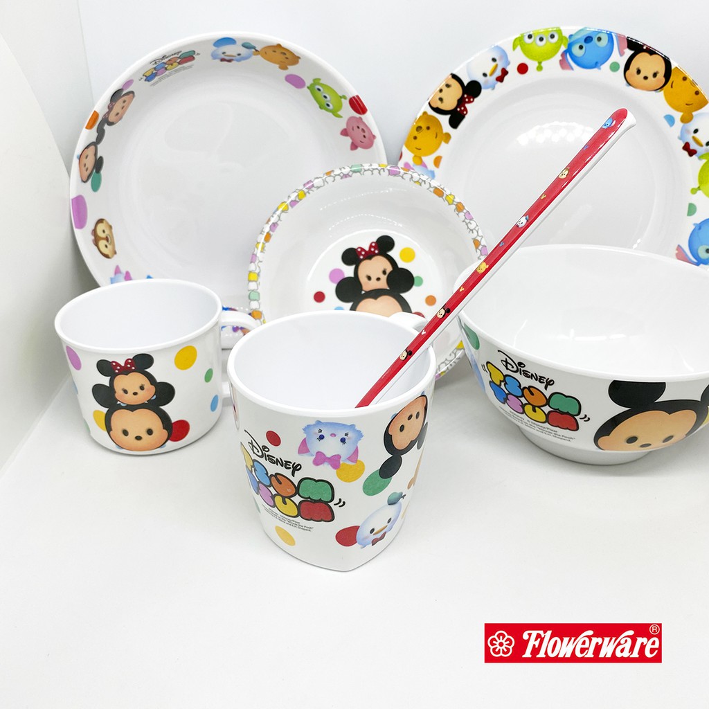 Disney Tsum Tsum จานชามเมลามีน แก้วน้ำ ช้อนส้อม ลายการ์ตูน ทีซูมซูม Superware [ขายเป็นชิ้น/เลือกรหัสสินค้า] รูปที่ 7