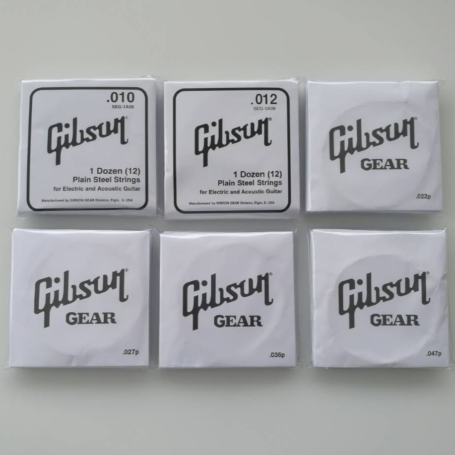 สายกีตาร์ GIBSON โปร่ง/ไฟฟ้า (ราคาต่อเส้น)