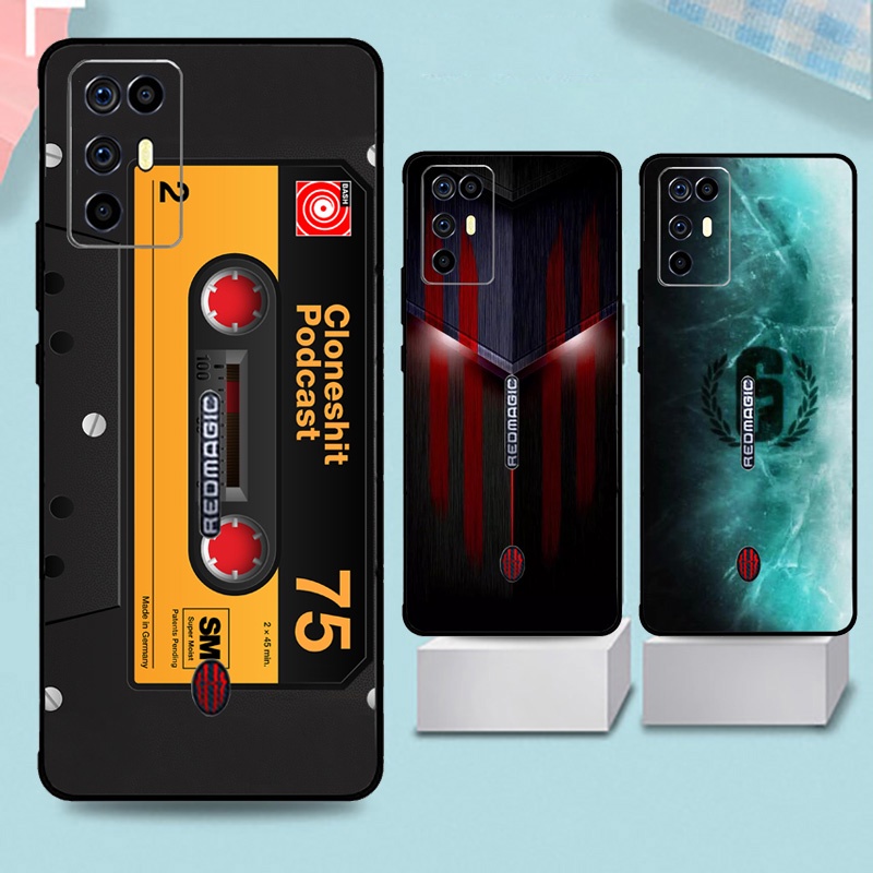 สําหรับ ZTE Nubia Red Magic 6R กรณี NX666J เจลพุดดิ้งซิลิโคนป้องกันกลับ Shell Guard สําหรับ Nubia Re