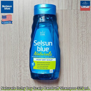 Selsun Blue® Naturals Itchy Dry Scalp Dandruff Shampoo 325 mL แชมพู ขจัดรังแค