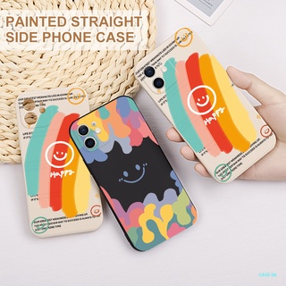 เคสมือถือ Tpu แบบนิ่ม ลายหน้ายิ้ม กันกระแทก สําหรับ Samsung S20FE Note 10 Plus S10 Plus A02 M02 A53 A01 Samsung S22 S21 Ultra Note 20 Ultrl Plus shockproof K007