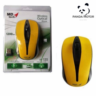 MOUSE (เม้าส์ไร้สาย) MD-TECH WIRELESS RF-131 (BLACK) คุณสมบัติ Specification Detail ระบบ auto switch