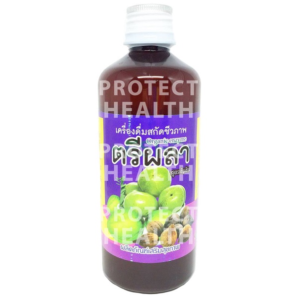 ตรีผลา น้ำหมักชีวภาพ Probiotic โปรไบโอติก 480มล เอนไซม์สูง รสเปรี้ยว ผสมน้ำผึ้ง น้้ำเปล่าหรือน้ำผลไม้