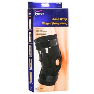 TYNOR J15-KNEE WRAP HINGED (NEO)สวมใส่และถอดออกได้ง่าย แม้แต่เข่าบวม ผิดรูป หรือในผู้สูงอายุ