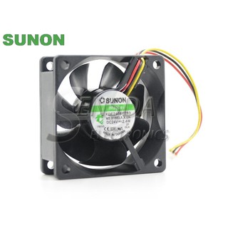 For Sunon fan KDE2406PTB3 6CM 6*6 60*60*25MM 6025 24V 2.4W axial cooling cooler