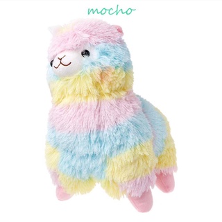 Mocho หมอนตุ๊กตานุ่ม รูปการ์ตูนสัตว์อัลปาก้า ผ้าฝ้าย ขนาด 25 ซม. สีสันสดใส