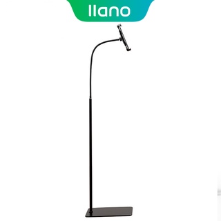 llano Tablet Ipad Floor Stand Live Bedside Lazy Stand With Adjustable 360° Rotating Flexible Stand 1.4m For 4.6-11inch