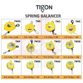 TIGON  สปริงบาลานเซอร์ รอกแขวนแบบสปริง Spring Balancer Model.TW