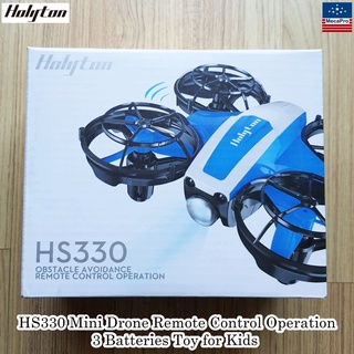 Holyton® HS330 Mini Drone Remote Control Operation 3 Batteries Toy for Kids โดรนขนาดเล็ก สีน้ำเงิน ของเล่นสำหรับเด็ก