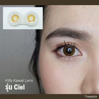 Kitty Kawaii Contact Lens คอนแทคเลนส์ สีน้ำตาล ค่าสายตา รุ่น Ciel Brown