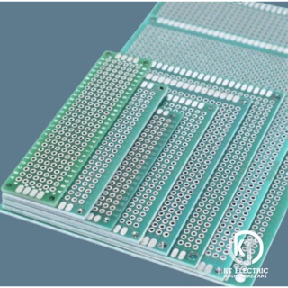 แผ่นปริ๊นท์ 2 หน้า  อเนกประสงค์ อย่างดี สีเขียว Green PCB Double Sided