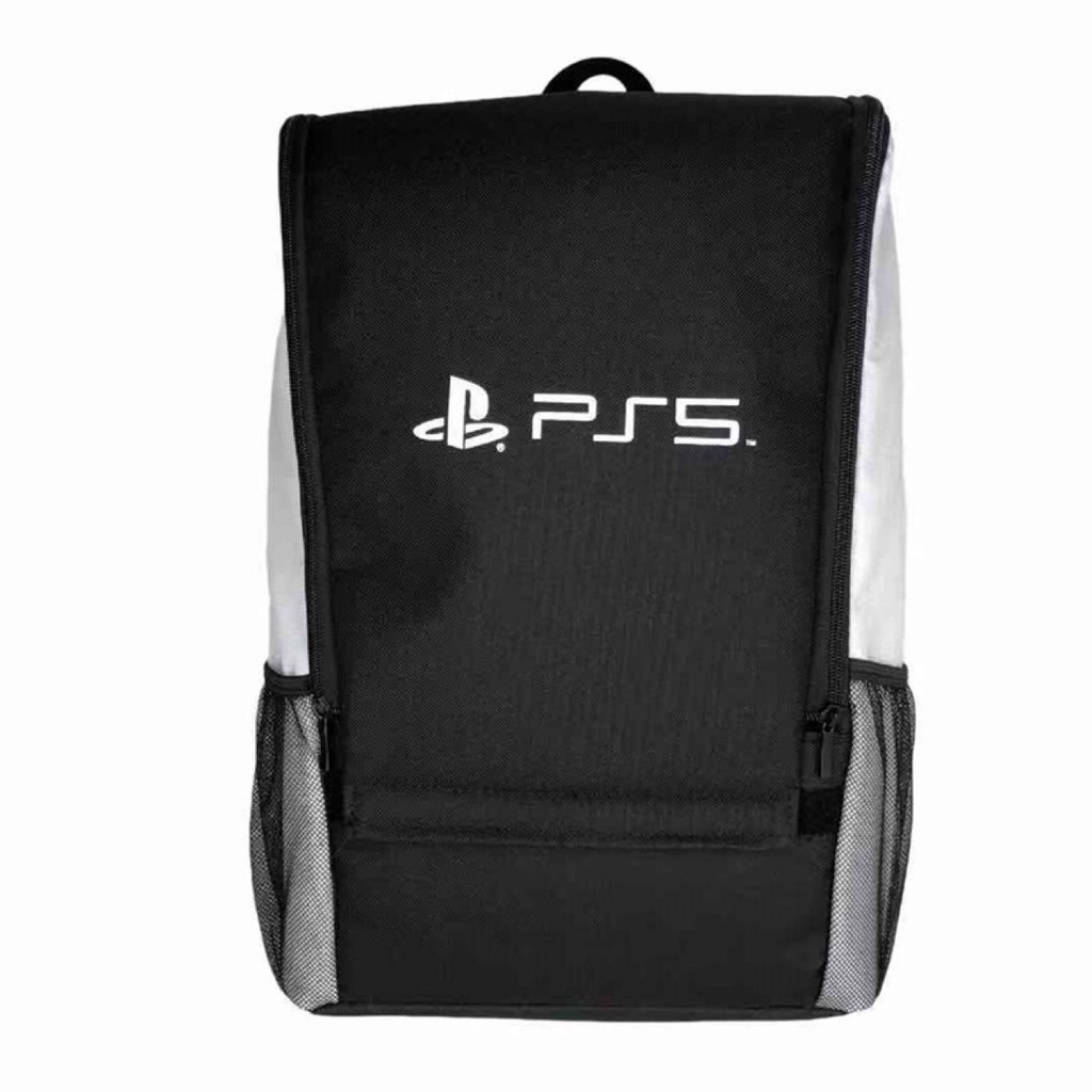 กระเป๋าเป้เก็บของ PS5 กระเป๋าเป้สะพายหลังป้องกันการจัดเก็บ Consol / PS5 กระเป๋าเป้สะพายหลังสีดําและส