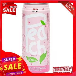 ริโก เครื่องดื่มรสพีช 490 มล.RICO PEACH JUICE DRINK 490 ML.