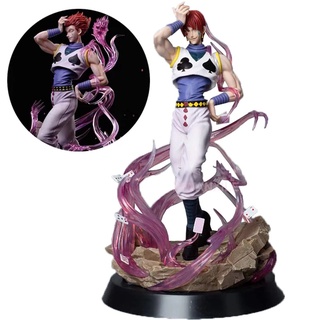 โมเดลฟิกเกอร์ PVC รูปปั้นอนิเมะ Hunter x Hunter Hisoka ขนาด 32 ซม. ของเล่นสําหรับเด็ก