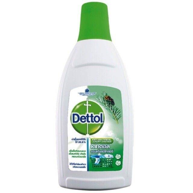 👉Dettol Laundry Sanitiser เดทตอล ผลิตภัณฑ์ฆ่าเชื้อแบคทีเรีย 99.99% สำหรับซักเสื้อผ้า ขนาด 750มล.
