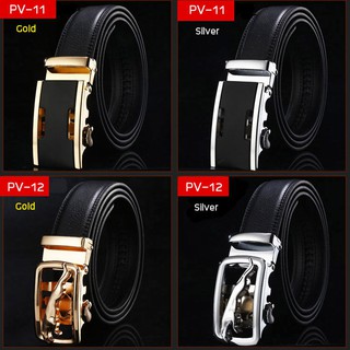 ⚡(ถูกสุด) เข็มขัดผู้ชาย - Mens Belt Black Edition เข็มขัดใส่ทำงาน ของขวัญผู้ชาย SET 3