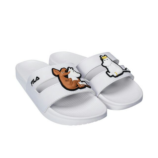 FILA รองเท้าแตะผู้หญิง รุ่น Moomin Slide FM Q317 สีขาว