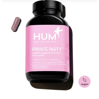 HUM nutrition Private party 30 Vegan Capsules