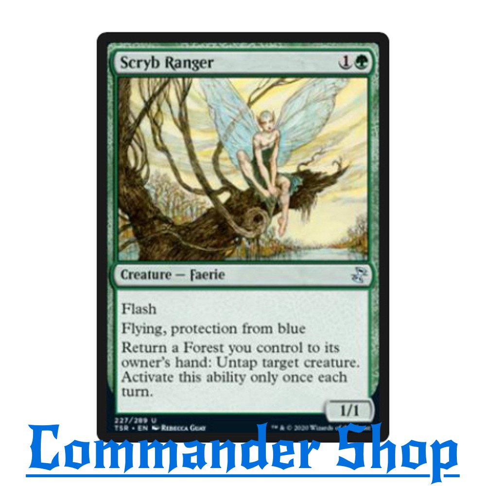 Scryb Ranger (Creature - Faerie) Green การ์ด Magic The Gathering (MTG)