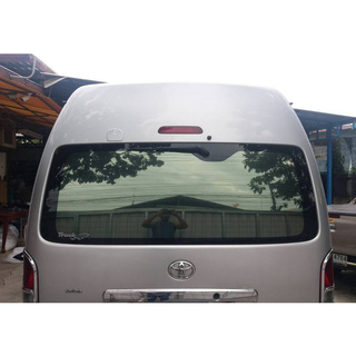 แผ่นปิดรูกระจกหลัง รถตู้ ที่ปิดรูที่ปัดน้ำฝนรถตู้ commuter hiace คอมมิวเตอร์ ไฮเอด สีขาว