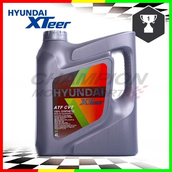 Hyundai Xteer CVT สังเคราะห์ ATF Honda HCF2 Mitsubishi Kia J1 J4 Nissan NS1 NS2 NS3 Proton Punch CVT
