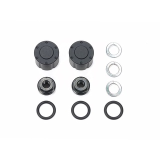 [ชุดแต่งรถบังคับ] TAMIYA 56557 TROP.57 Hub Nuts for Dual Wheels (Black, 2pcs.) ชุดแต่งทามิย่าแท้ rc