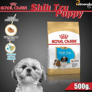 Royal Canin Shih Tzu Puppy สำหรับสุนัขพันธุ์ ชิห์สุ ขนาด 500g.