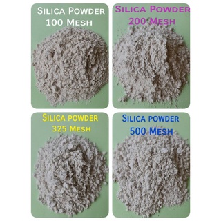 3 กิโลกรัม/ถุง Silica Powder ทรายซิลิก้าเพาเดอร์  ทรายขาวบด บดจากทรายแก้วธรรมชาติ มีขนาด 100 - 500 Mesh