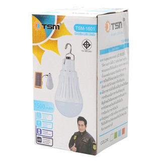 ถูกที่สุด✅  ทีเอสเอ็ม หลอดไฟ LED ชาร์จไฟ รุ่น NL-08 TSM Rechargeable LED Light Bulb NL-08