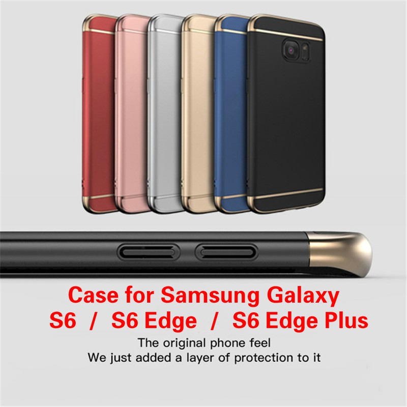 3in1 เคสแข็ง กันกระแทก สําหรับ Samsung Galaxy S6 Edge S6 Edge Plus