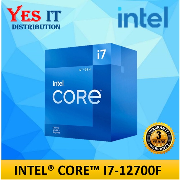 [COMBO SET] Intel i7-12700F แคช 25M สูงสุด 4.90GHz 12th Gen โปรเซสเซอร์ + เมนบอร์ด ASUS