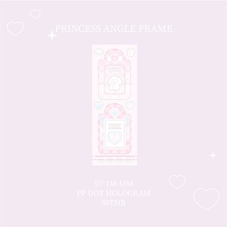 princess angel frame sticker สติกเกอร์ไดคัท