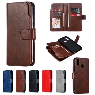 เคส Huawei Y9 2019 Y7 2019 P30 P20 Mate 30 20 Pro 9 card pocket slots เคสฝาพับ เคสหนัง เคสเคสโทรศัพท์หนังฝาพับพร้อมช่องใส่บัตรสําหรับ HuaweiY9 huaweiy92019 HuaweiY7 HuaweiP30 HuaweiP20 huaweimate Mate30 Mate20 Mate20pro Mate30Pro เคสฝาพับ