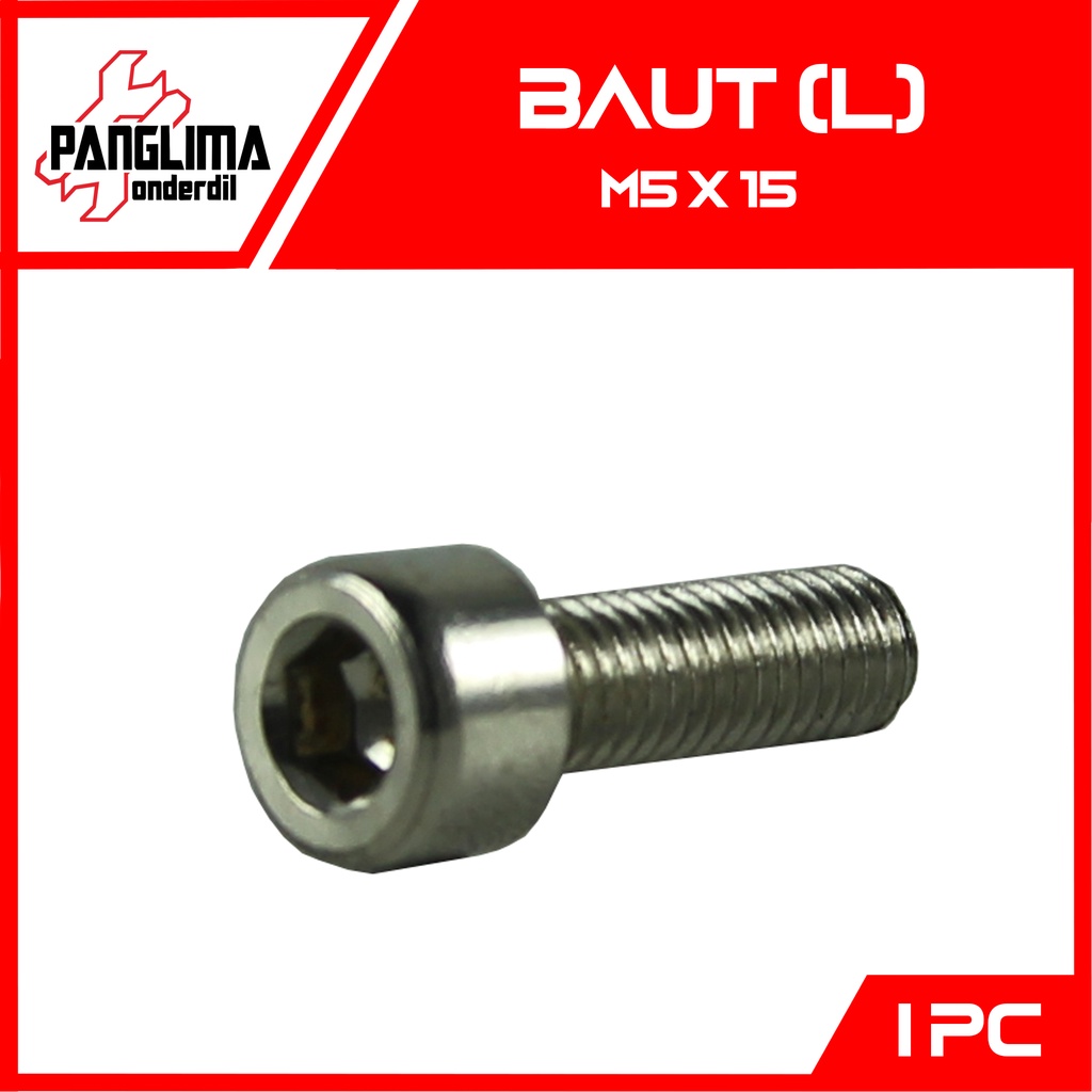 L-L4 Bolt M5x15-5X15-M 5 x 15-M5 Key-K 4 P-Pitch 0.8 Bolt-Bolt