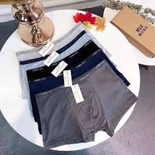 พร้อมจัดส่ง Muji กางเกงในบ๊อกเซอร์ชาย มูจิ กางเกงในชาย กางเกงใน  นำเข้าจากญี่ปุ่น 1 กล่อง มี 5 สี 5 ตัว